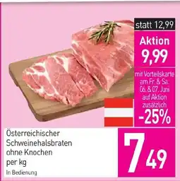 Sutterlüty Österreichischer schweinehalsbraten ohne knochen Angebot