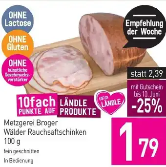 Sutterlüty Wälder Rauchsaftschinken Angebot