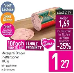 Sutterlüty Pfefferlyoner Angebot