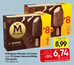 Spar 8 Magnum Mandel, 8 Classic oder 8 Classic Almond White Chocolate Angebot