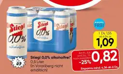 Spar Stiegl 0,0% alkoholfrei Angebot