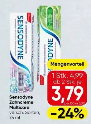 Spar Sensodyne Zahncreme Multicare Angebot
