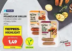 Hofer MYVAY PFLANZLICHE GRILLER Angebot