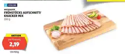 Hofer WIESBAUER FRÜHSTÜCKS AUFSCHNITT/KNACKER MIX Angebot