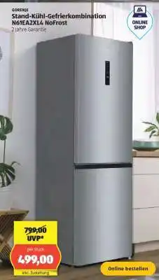 Hofer GORENJE Stand-Kühl-Gefrierkombination N61EA2XXL4 NoFrost Angebot