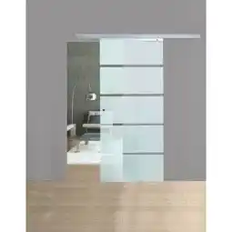 Hellweg Durabil Glasschiebetür-Set Edelstahl Open Angebot