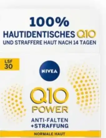 Bipa Nivea Q10 Power Anti-Falten-Straffung Tagespflege LSF 30 Angebot