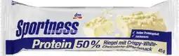 dm Sportness Proteinriegel Crispy-White Chocolate Angebot