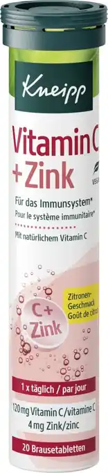 dm Kneipp Brausetabletten Vitamin C + Zink Angebot