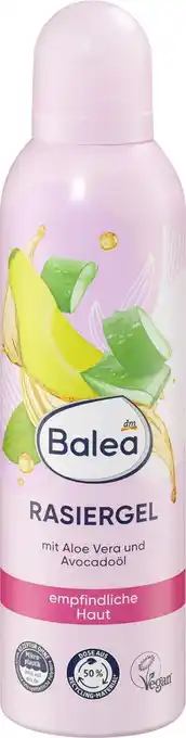 dm Balea Rasiergel Aloe Vera & Avocadoöl Angebot