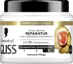 dm Schwarzkopf Gliss Total Repair Haarmaske Angebot