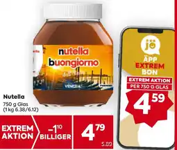 Billa Nutella Angebot