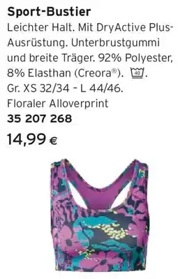 Tchibo Eduscho Sport-bustier Angebot