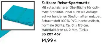 Tchibo Eduscho Faltbare reise-sportmatte Angebot