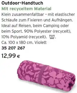 Tchibo Eduscho Outdoor-Handtuch Angebot