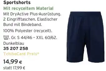 Tchibo Eduscho Sportshorts Angebot