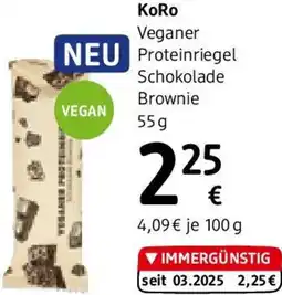 dm Proteinriegel Schokolade Brownie Angebot