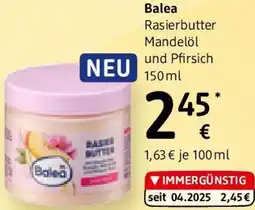 dm Rasierbutter Mandelöl und Pfirsich Angebot