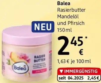 dm Rasierbutter Mandelöl und Pfirsich Angebot