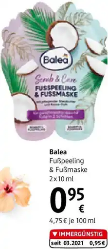dm Fuẞpeeling & Fuẞmaske Angebot