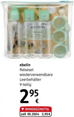 dm Reiseset wiederverwendbare Leerbehälter Angebot