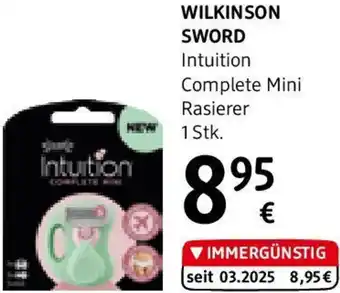 dm Intuition Complete Mini Rasierer Angebot