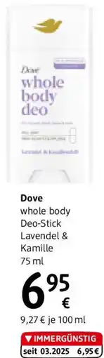 dm Whole body deo-stick Angebot
