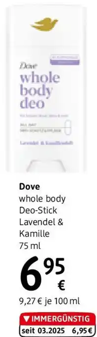 dm Whole body deo-stick Angebot