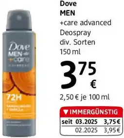 dm +care advanced deospray Angebot