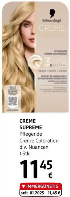 dm Pflegende Creme Coloration Angebot