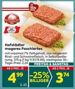 Billa Hofstädter mageres Faschiertes Angebot