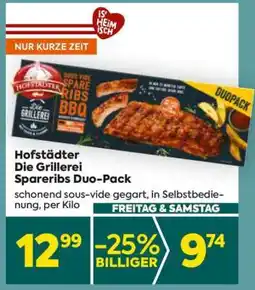 Billa Hofstädter Die Grillerei Spareribs Duo-Pack Angebot