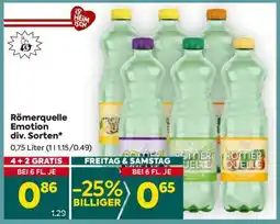Billa Römerquelle Emotion div. Sorten Angebot