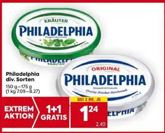 Billa Philadelphia div. Sorten Angebot
