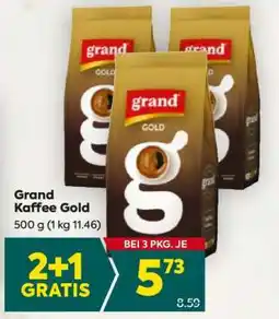 Billa Grand Kaffee Gold Angebot