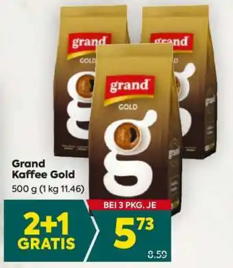 Billa Grand Kaffee Gold Angebot
