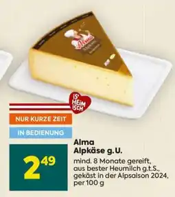 Billa Alma Alpkäse g.U Angebot