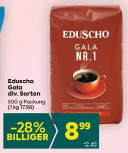 Billa Eduscho Gala div. Sorten Angebot