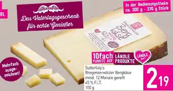 Sutterlüty Bregenzerwälder Bergkäse mind Angebot