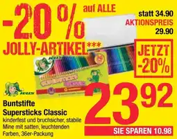 Maximarkt Buntstifte Supersticks Classic Angebot