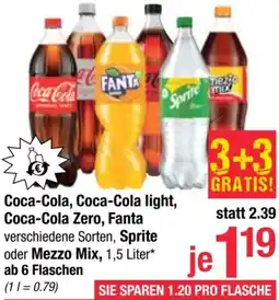 Maximarkt Coca-Cola light, Coca-Cola Zero, Fanta Angebot