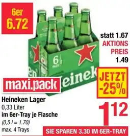Maximarkt Heineken Lager Angebot