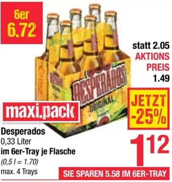 Maximarkt Desperados Angebot