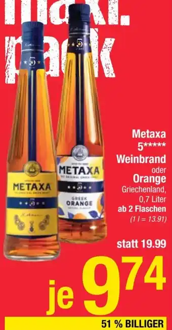 Maximarkt Weinbrand oder Orange Angebot