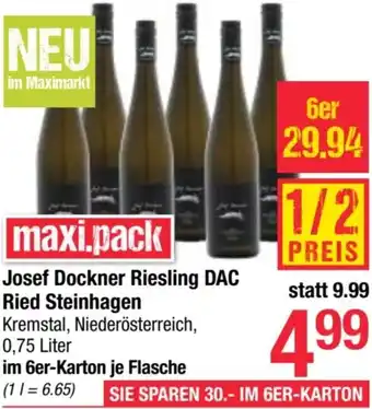 Maximarkt Riesling DAC Ried Steinhagen Angebot