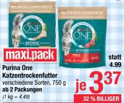 Maximarkt One Katzentrockenfutter Angebot
