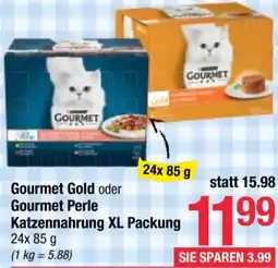Maximarkt Gourmet Gold oder Gourmet Perle Katzennahrung Angebot