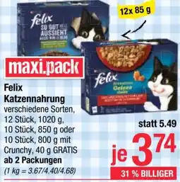 Maximarkt Katzennahrung Angebot