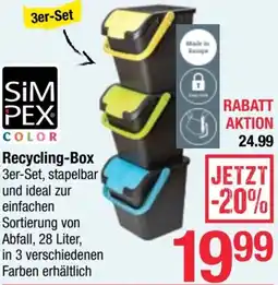 Maximarkt Recycling-Box Angebot