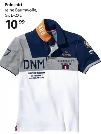NKD Poloshirt Reini Baumwolle L-2XL Angebot